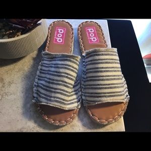 POP Comfort Fit Linen Sandals